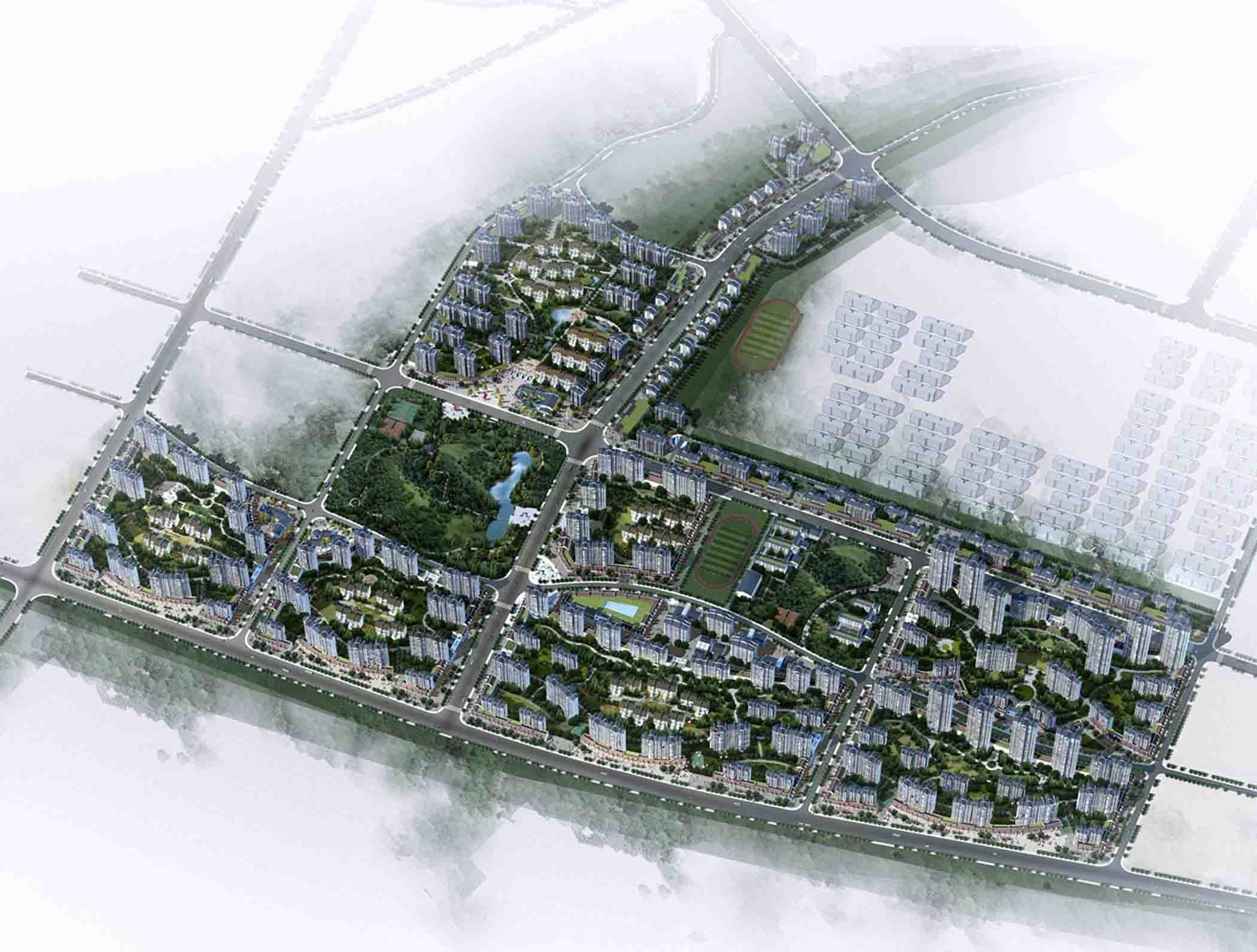 云溪大漢龍城總體規(guī)劃02