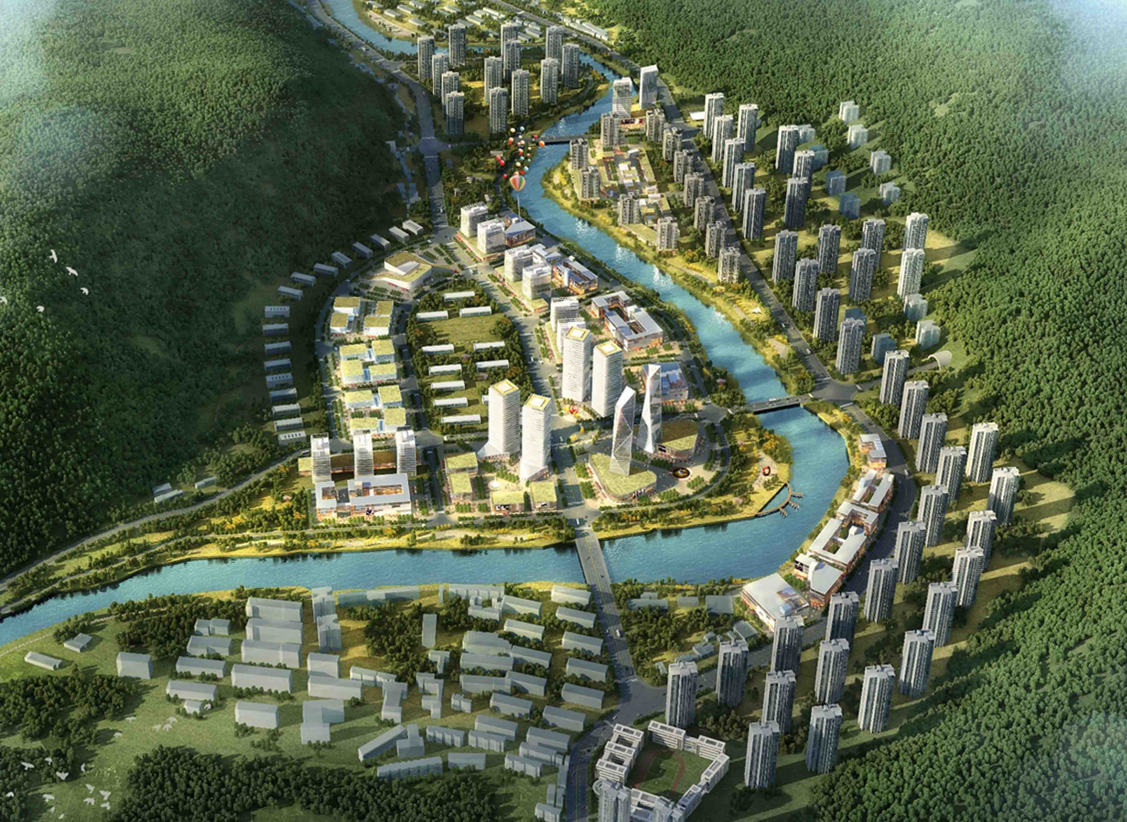 吉首市峒河片區(qū)城市設(shè)計