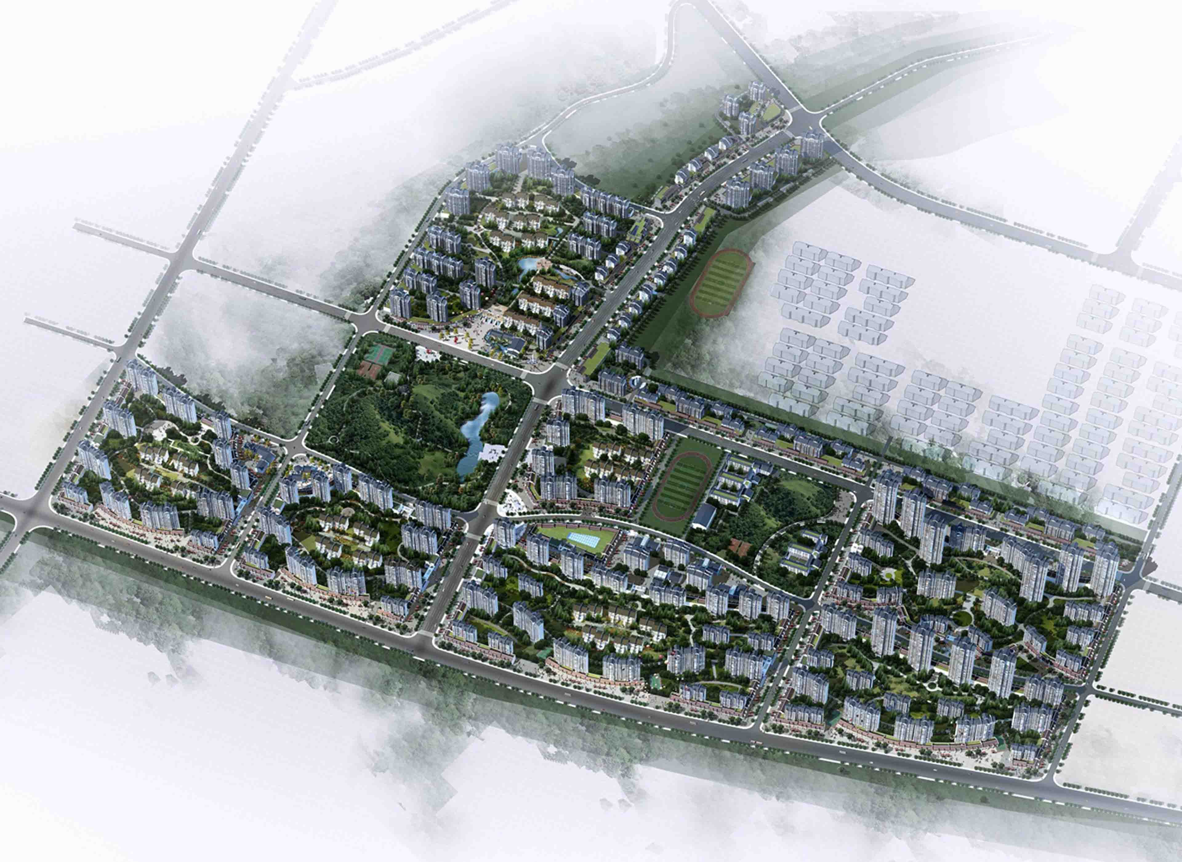 云溪大漢龍城總體規(guī)劃